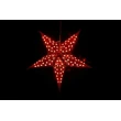 Svietiaca hviezda 10 LED - červená