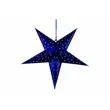 Svietiaca hviezda 10 LED - modrá
