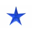 Svietiaca hviezda 10 LED - modrá