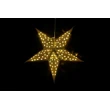 Svietiaca hviezda 10 LED - zlatá