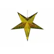 Svietiaca hviezda 10 LED - zlatá