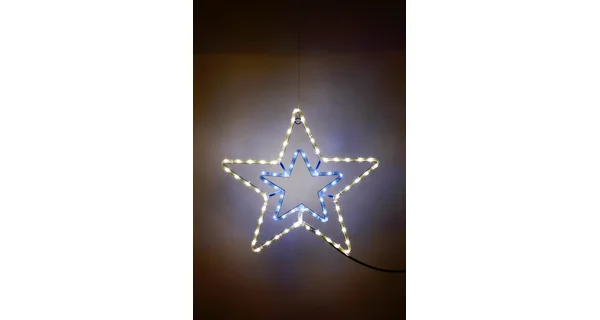 Svietiaca hviezda 72 LED