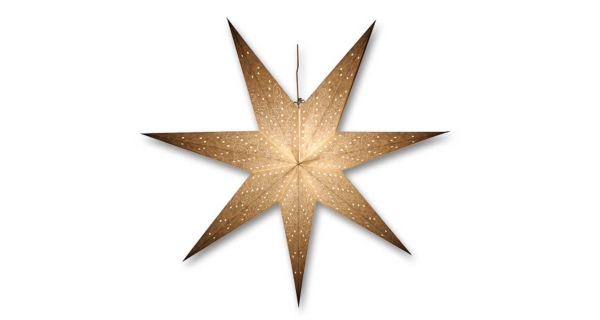 Svietiaca hviezda - decentný vzor