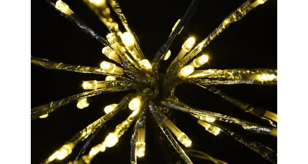 Svietiaca prskavka 80 LED - teplá biela