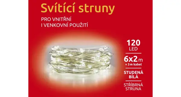 Svietiaca struna 120 LED
