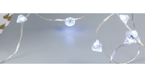 Svietiaca struna 20 LED - diamant