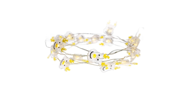 Svietiaca struna sob 20 LED - teplá biela