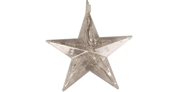 Svietiace hviezdy 100 LED - teplá biela