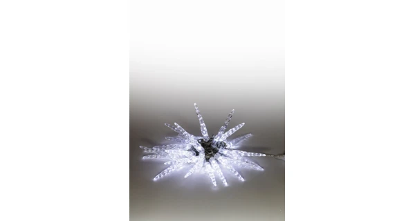 Svietiace mini cencúle 40 LED - studená biela