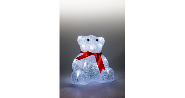 Svietiaci medveď 22 LED