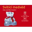 Svietiaci medveď 22 LED