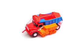 Tatra 148 červeno-modrá sada na pieskovisko 5 ks