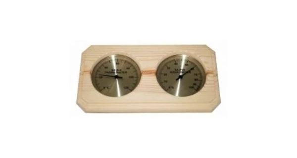 Teplomer s vlhkomerom do sauny