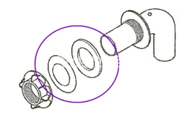 Tesnenie k prechodu stenou Orlando- 2 diely