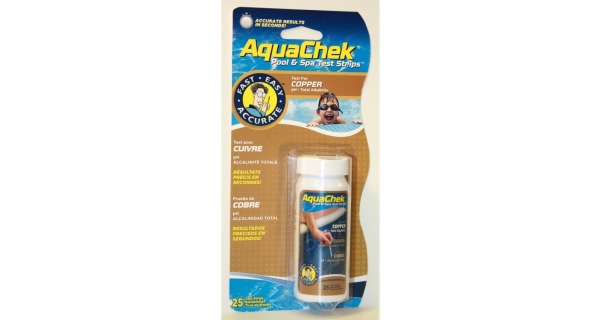 Testovacie pásky AquaChek 3v1 - meď, pH, celková alkalita