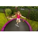 Trampolína Marimex 305 cm ružová + vnútorná ochranná sieť + rebrík ZADARMO
