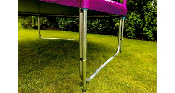 Trampolína Marimex 305 cm ružová + vnútorná ochranná sieť + rebrík ZADARMO