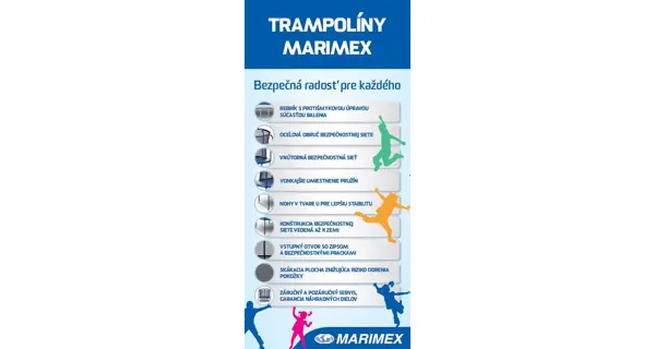Trampolína Marimex 427cm + ochranná sieť + rebrík ZDARMA