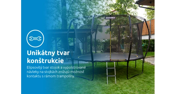 Trampolína Marimex Comfort 305 cm + ochranná sieť + schodíky ZADARMO