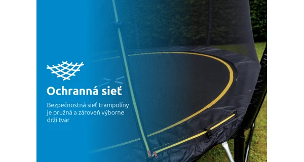 Trampolína Marimex Comfort 305 cm + ochranná sieť + schodíky ZADARMO
