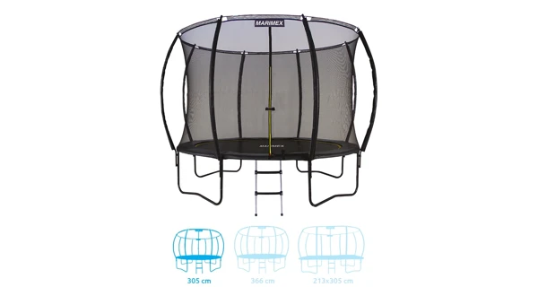 Trampolína Marimex Comfort 305 cm + ochranná sieť + schodíky ZADARMO