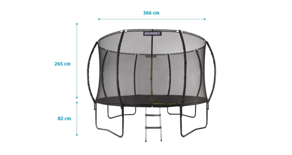 Trampolína Marimex Comfort 366 cm + ochranná sieť + schodíky ZADARMO