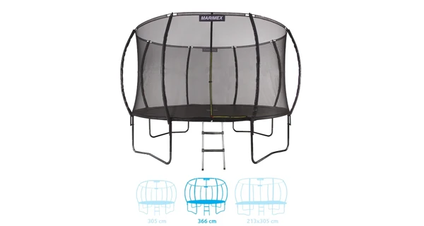 Trampolína Marimex Comfort 366 cm + ochranná sieť + schodíky ZADARMO