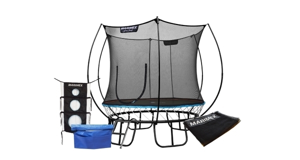 Trampolína Marimex FreeJump 244 cm + ochranná sieť + schodíky + kotviaca sada + výhodná sada príslušenstva ZADARMO