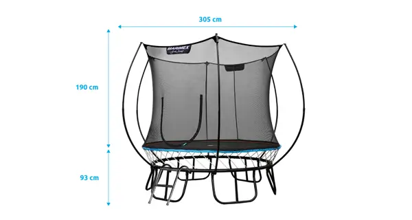 Trampolína Marimex FreeJump 305 cm + ochranná sieť + schodíky + kotviaca sada ZADARMO