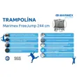Trampolína Marimex FreeJump 305 cm (ochranná sieť + schodíky + kotviaca sada ZADARMO) + Vírivý bazén Marimex AQUAMAR 6003