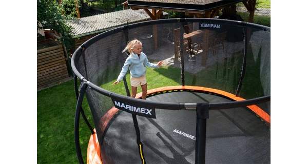 Trampolína Marimex Premium 244 cm + vnútorná ochranná sieť + rebrík ZDARMA
