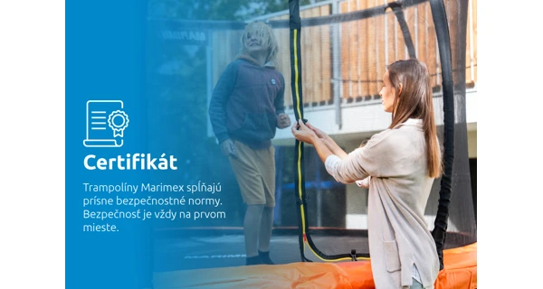 Trampolína Marimex Premium 305 cm + vnútorná ochranná sieť + schodíky ZADARMO