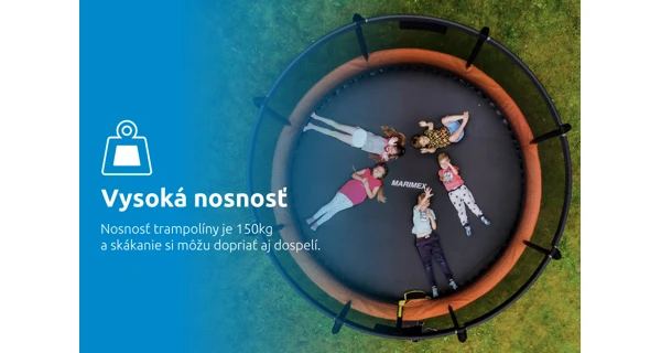 Trampolína Marimex Premium 305 cm + vnútorná ochranná sieť + schodíky ZADARMO