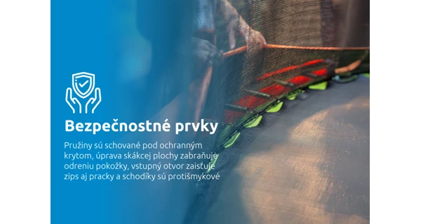 Trampolína Marimex Premium 366 cm + vnútorná ochranná sieť + schodíky ZADARMO