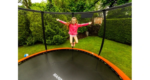 Trampolína Marimex Premium 396 cm + vnútorná ochranná sieť + schodíky ZADARMO