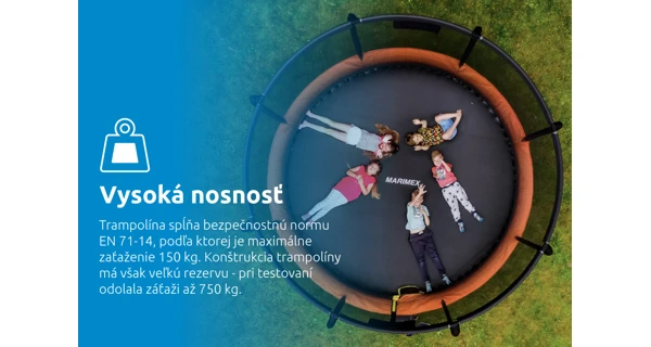 Trampolína Marimex Premium 457 cm + vnútorná ochranná sieť + schodíky ZADARMO