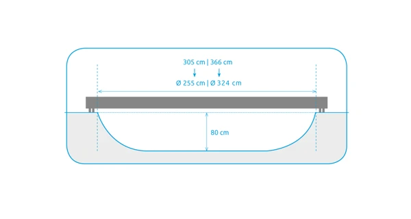 Trampolína Marimex Premium in-ground 366 cm