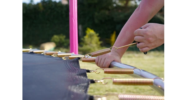 Trampolína Marimex Standard 183 cm ružová + vnútorná ochranná sieť + rebrík ZADARMO