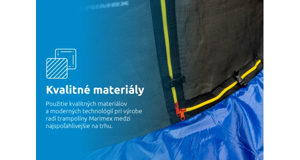 Trampolína Marimex Standard 244 cm + ochranná sieť + schodíky ZADARMO