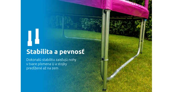 Trampolína Marimex Standard 244 cm ružová + ochranná sieť + rebrík ZADARMO