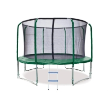 Trampolína Marimex Standard 366 cm - zelená + vnútorná ochranná sieť + schodíky ZADARMO