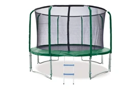 Trampolína Marimex Standard 366 cm - zelená + vnútorná ochranná sieť + schodíky ZADARMO