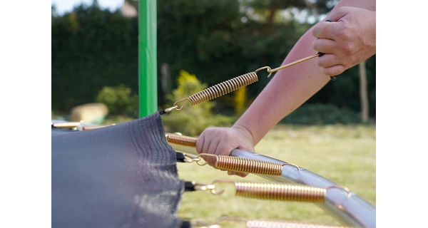 Trampolína Marimex Standard 366 cm - zelená + vnútorná ochranná sieť + schodíky ZADARMO