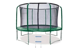 Trampolína Marimex Standard 366 cm - zelená + vnútorná ochranná sieť + schodíky ZADARMO