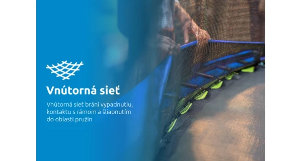 Trampolína Marimex Standard 396 cm + vnútorná ochranná sieť + rebrík ZADARMO