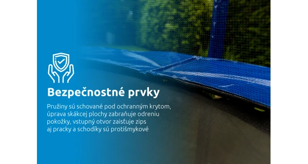 Trampolína Marimex Standard 457 cm + vnútorná ochranná sieť + rebrík ZADARMO
