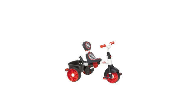 Trojkolka 4v1 Šport - červená/biela