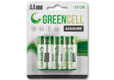Tužkové batérie  GreenCell AA - 4 ks