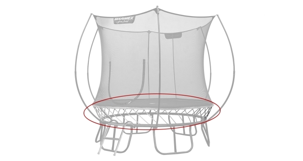 Marimex | Tyč pružiaca oceľová k trampolíne Free Jump 244 a 305cm | 19000934