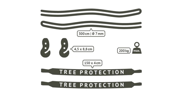 Uchytenie hojdacej siete La Siesta TreeMount